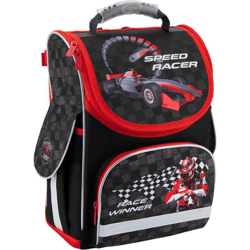 Рюкзак школьный KITE Speed racer 34x26x13 см 11 л Черный (k18-500s-1)