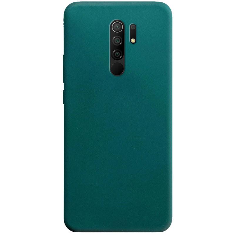 Противоударный Силиконовый Чехол Candy для Xiaomi Redmi 9 Зеленый / Forest green
