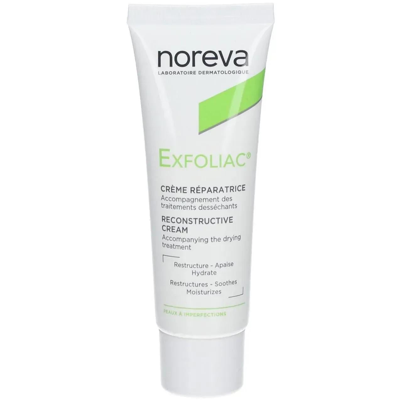 Крем для лица NOREVA Laboratoires Exfoliac Cream Reparatrice Восстанавливающий увлажняющий 40 мл (28453948)