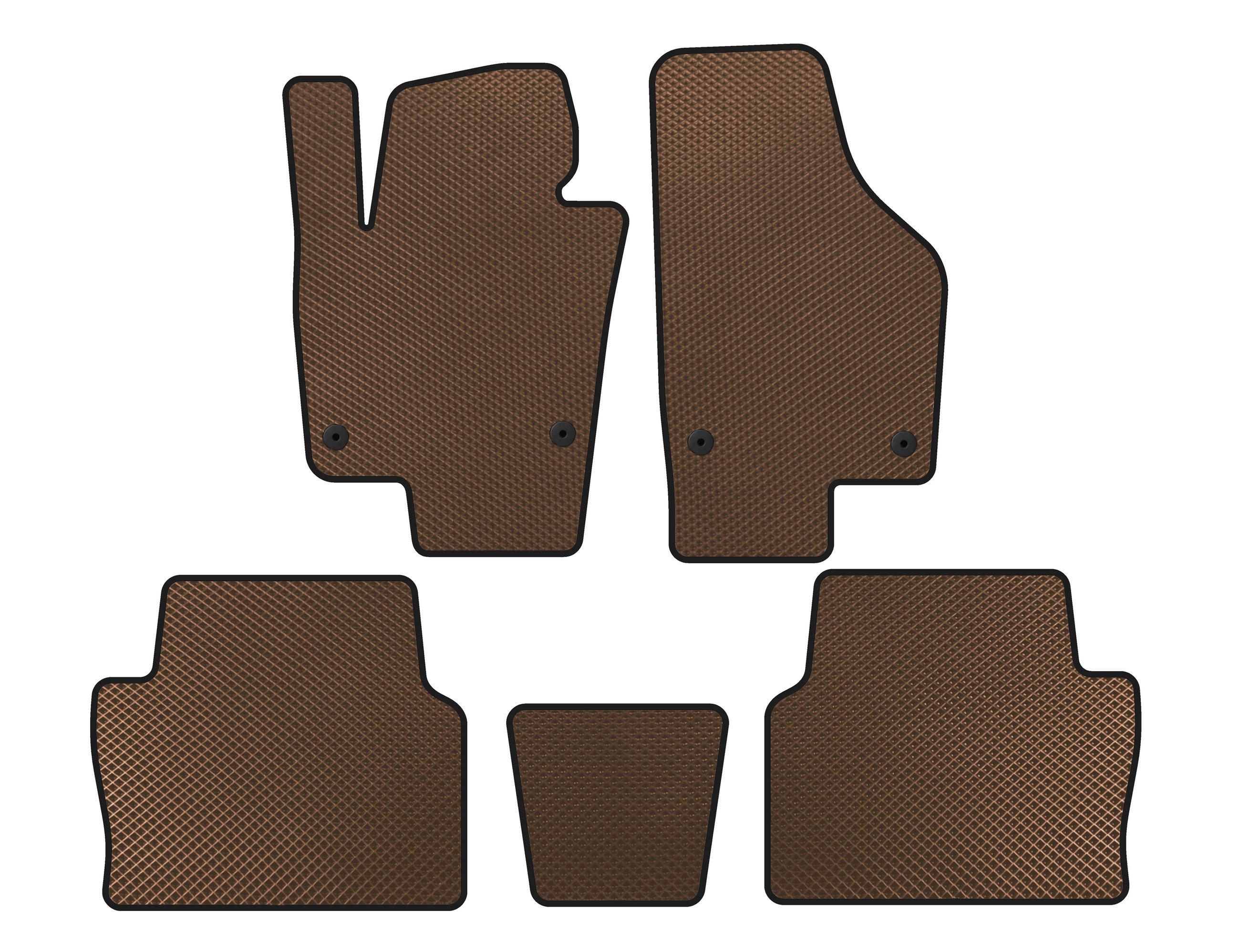 Коврики EVA Digital Designs для Seat Alhambra 2010- гг. этилвинилацетат 2 ряда Коричневый Коврики EVA Digital Designs для Seat Alhambra 2010- гг. этилвинилацетат 2 ряда Коричневый