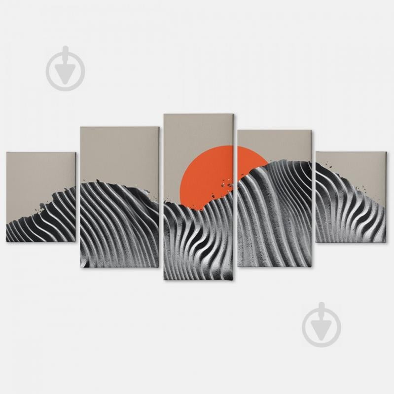 Модульная картина из пяти частей Malevich Store 162x80 см Sunset (MK53608)