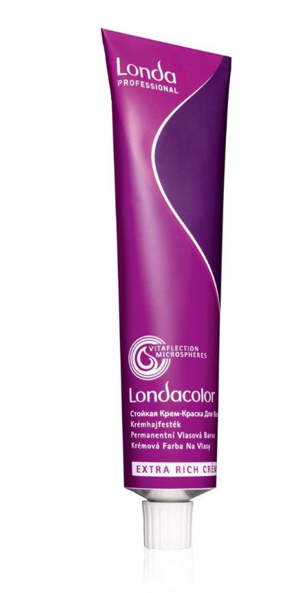 Краска для волос Londa Professional Permanent Color Extra Rich Creme 7/18 Medium blonde ash pearl 60 мл