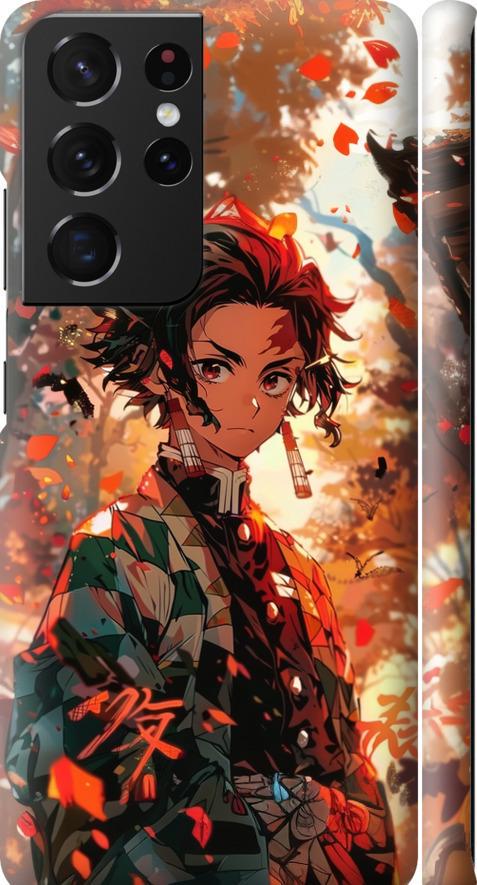 Чехол на Samsung Galaxy S21 Ultra (5G) Tanjiro (6130m-2116-42517)