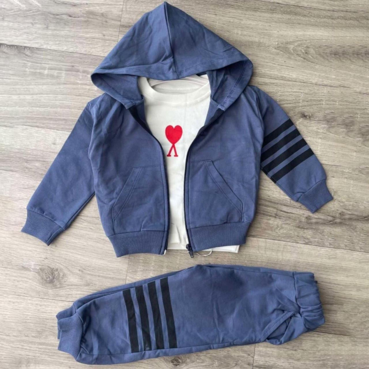 Костюм на хлопчика Partner спортивний 92 см на 2 роки Синій (12123)