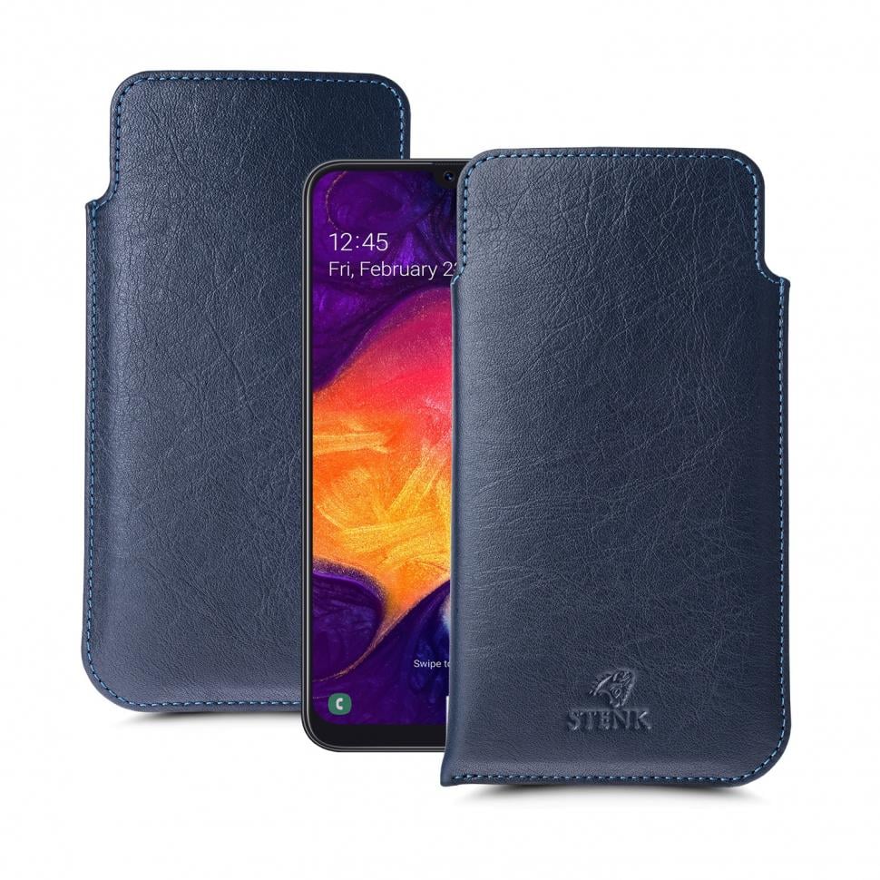 Футляр Stenk Elegance для Samsung Galaxy A50 Синий (63010)