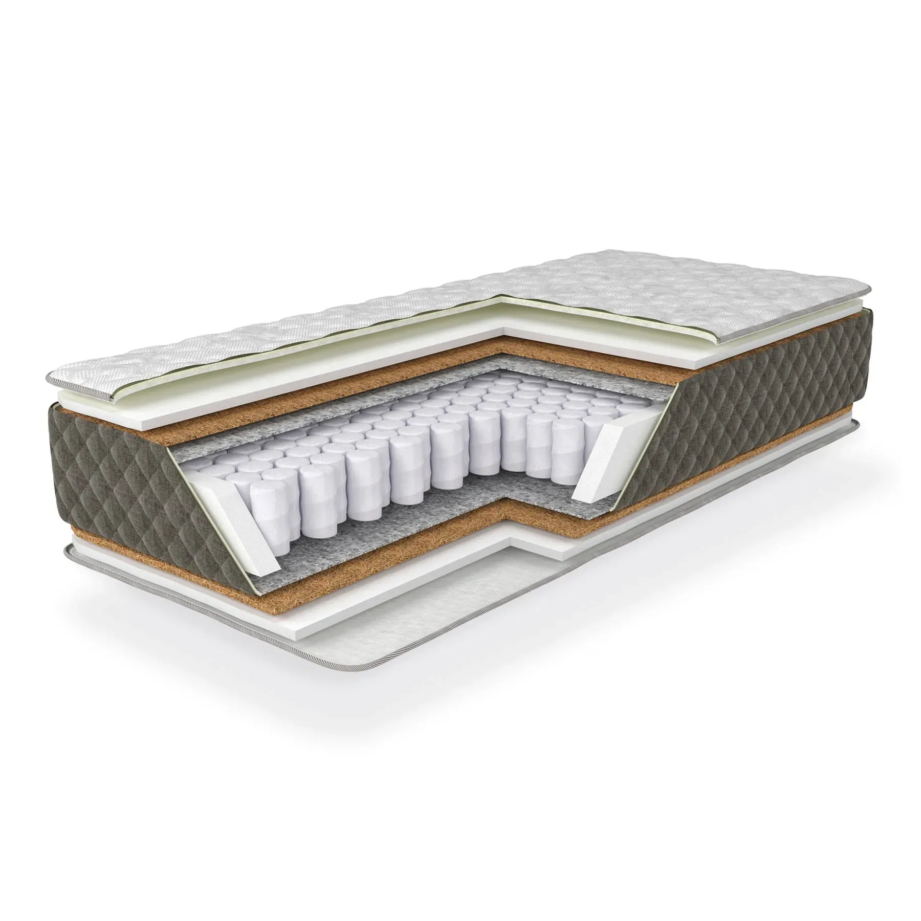 Матрас ортопедический Сонель на независимых пружинах 1200х1900 см (25447326)