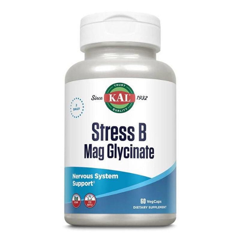 Магний/комплекс витаминов группы B KAL Stress B Mag Glycinate 60 капс. (22593-01) Магний/комплекс витаминов группы B KAL Stress B Mag Glycinate 60 капс. (22593-01)