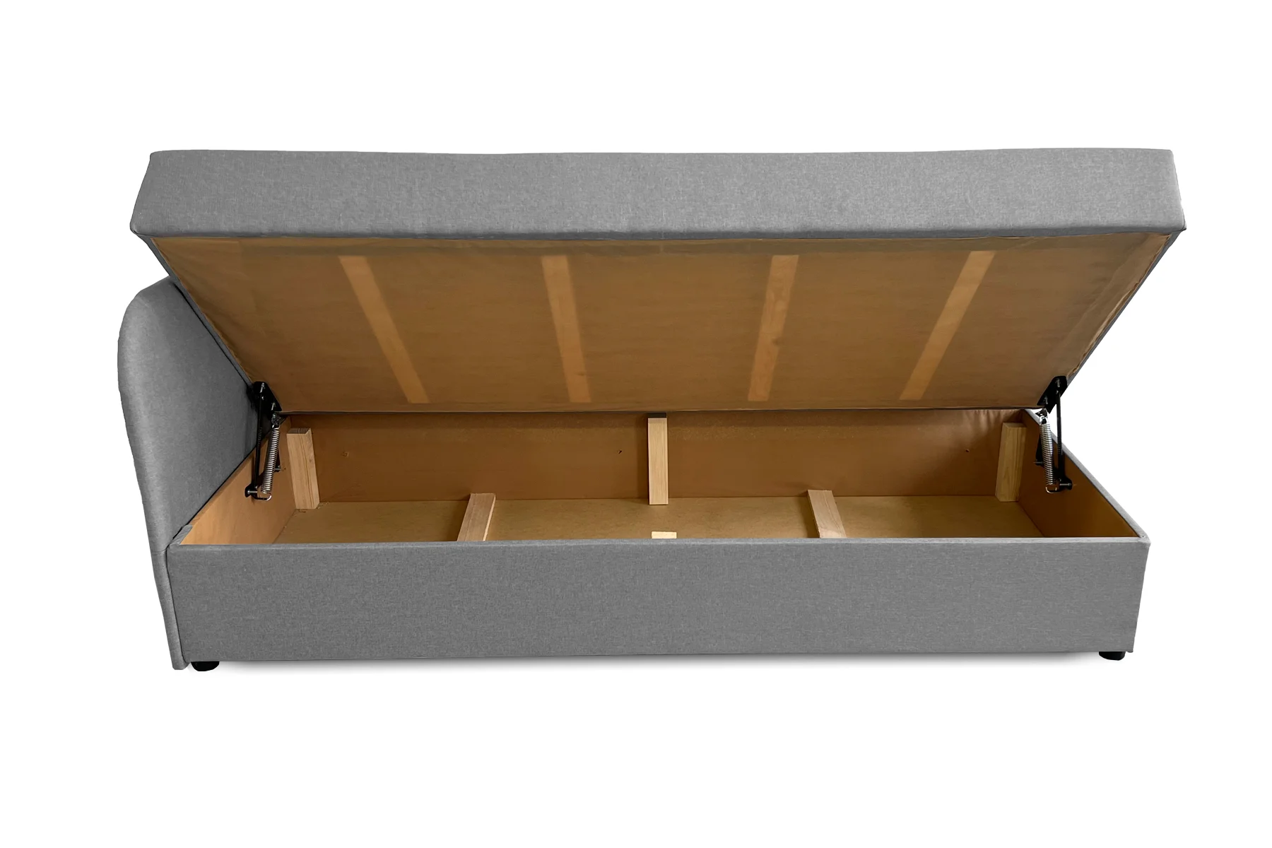 Диван-ліжко Альфа 198х80 см Світло-сірий (25484929) - фото 7 Диван-ліжко Альфа 198х80 см Світло-сірий (25484929) - фото 7