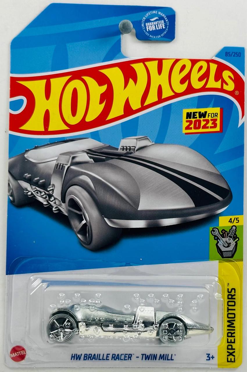 Іграшкова машинка Hot Wheels HW Braille Racer Twin Mill 2023 Experimotors №085 ZAMAC (HKK74) Іграшкова машинка Hot Wheels HW Braille Racer Twin Mill 2023 Experimotors №085 ZAMAC (HKK74)