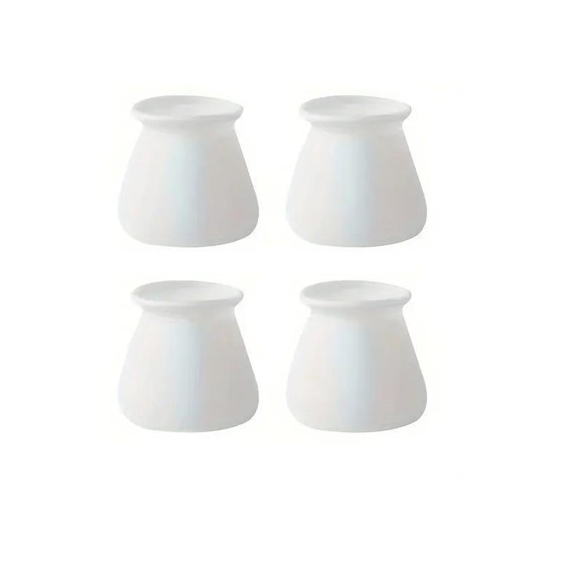 Накладки на ніжки стільця/меблів силіконові 4 шт. Білий (2789190596)