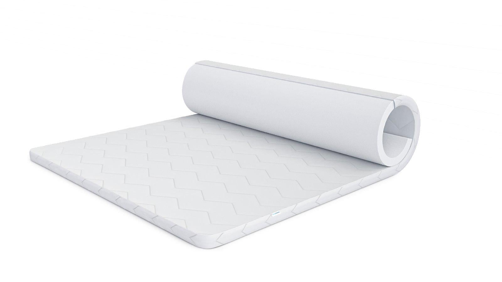 Топер Simple Soft тонкий двосторонній 110x190х4 см Білий