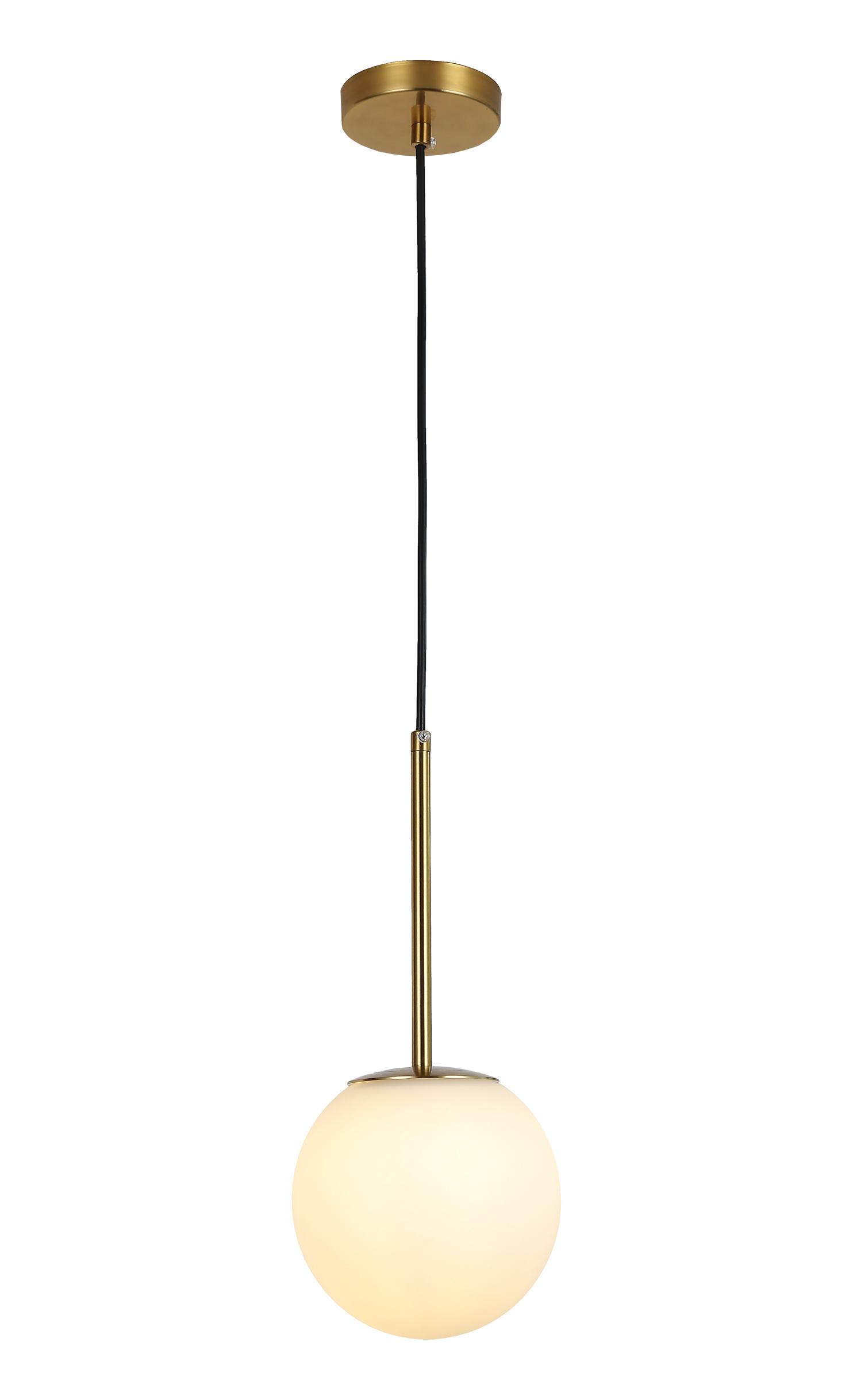 Светильник подвесной шар Levistella 752103-1 3415 AGD/WH плафон белый Бронза