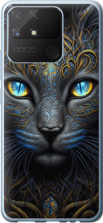 Чехол на Realme Narzo 50A Кошка (5548u-2514-42517)