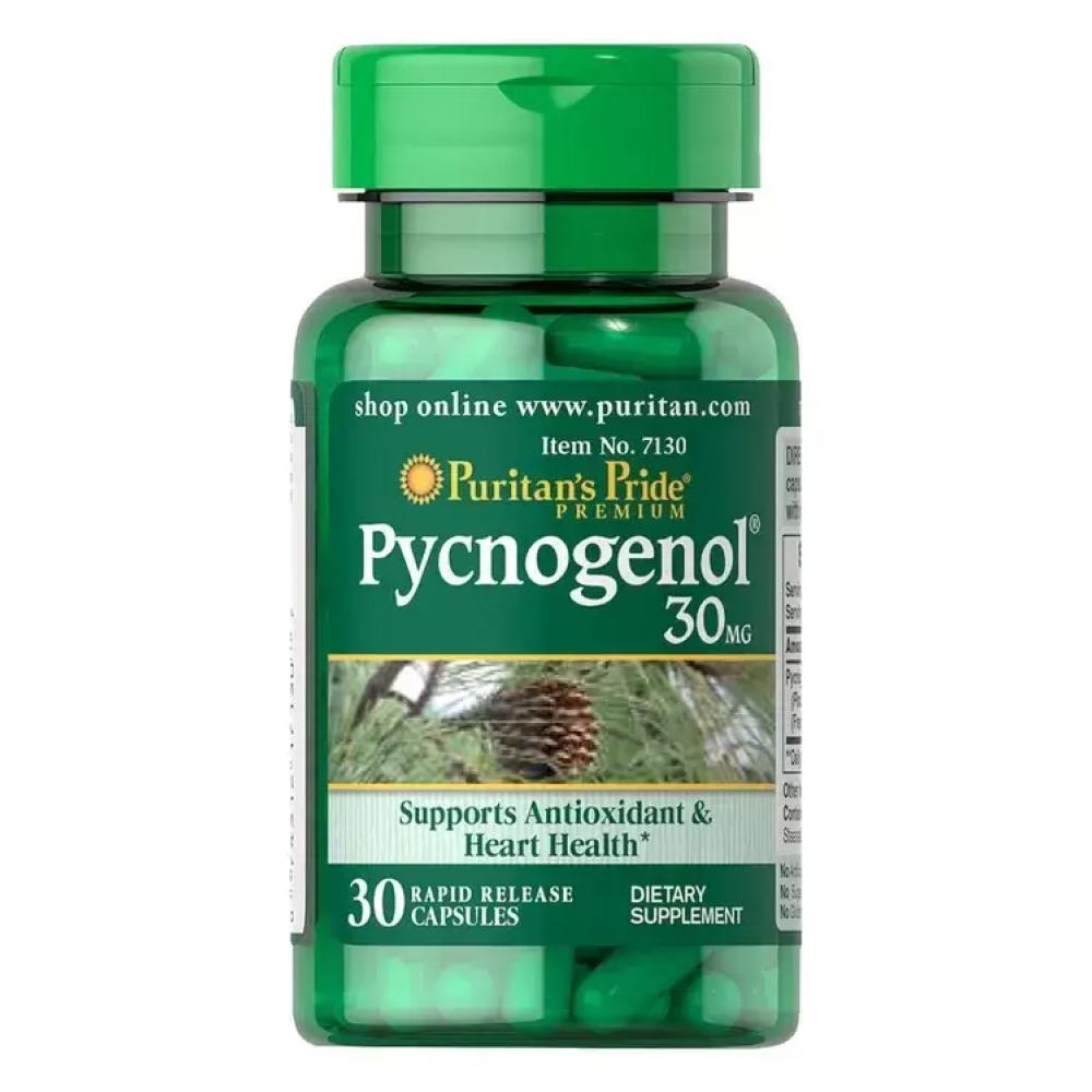Натуральная добавка Pycnogenol 30 mg 30 caps (100-84-3840048-20)