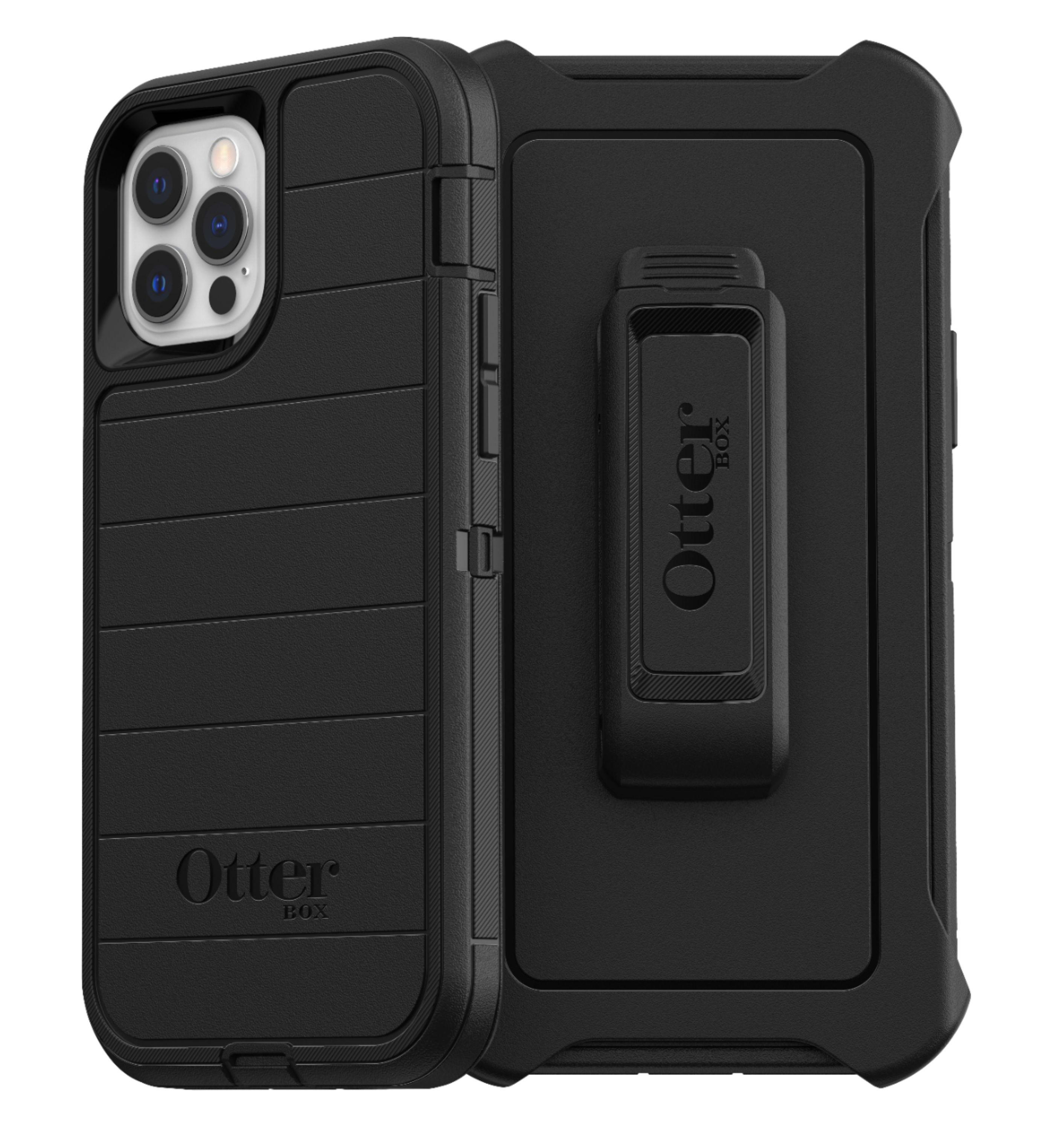 Чехол противоударный с клипсой OtterBox Defender Pro 77-66268 для iPhone 12 Pro Max (6.7") Black