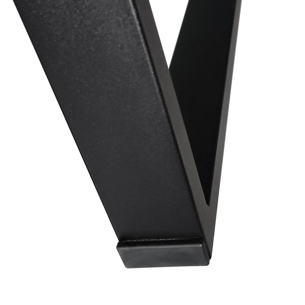 Опора для стола из металла 600х200 мм H 730 мм Черный (1036) - фото 7 Опора для стола из металла 600х200 мм H 730 мм Черный (1036) - фото 7