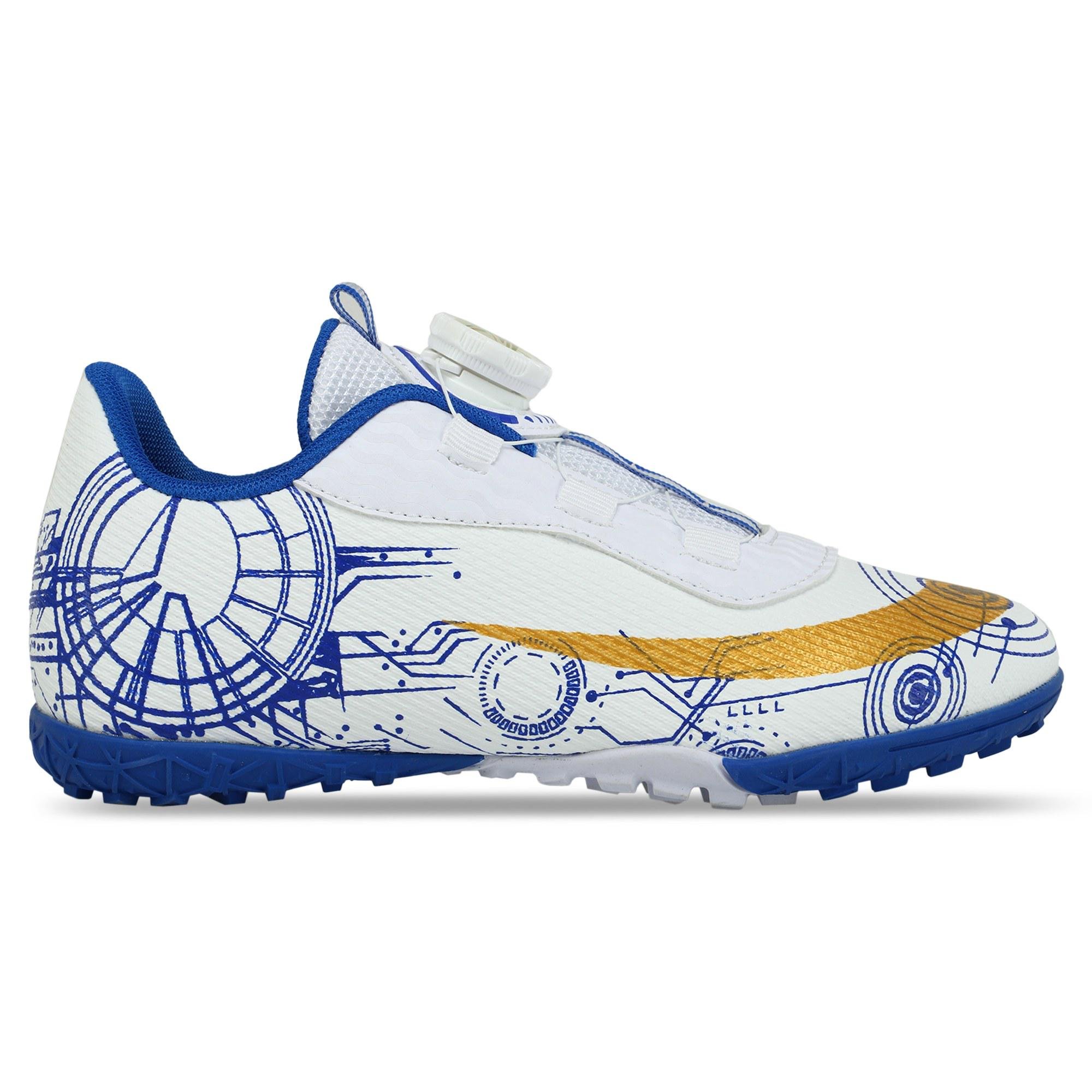 Сороконіжки футбольні дитячі LiJIN 004-32-38-2 р. 35 Білий/Синій