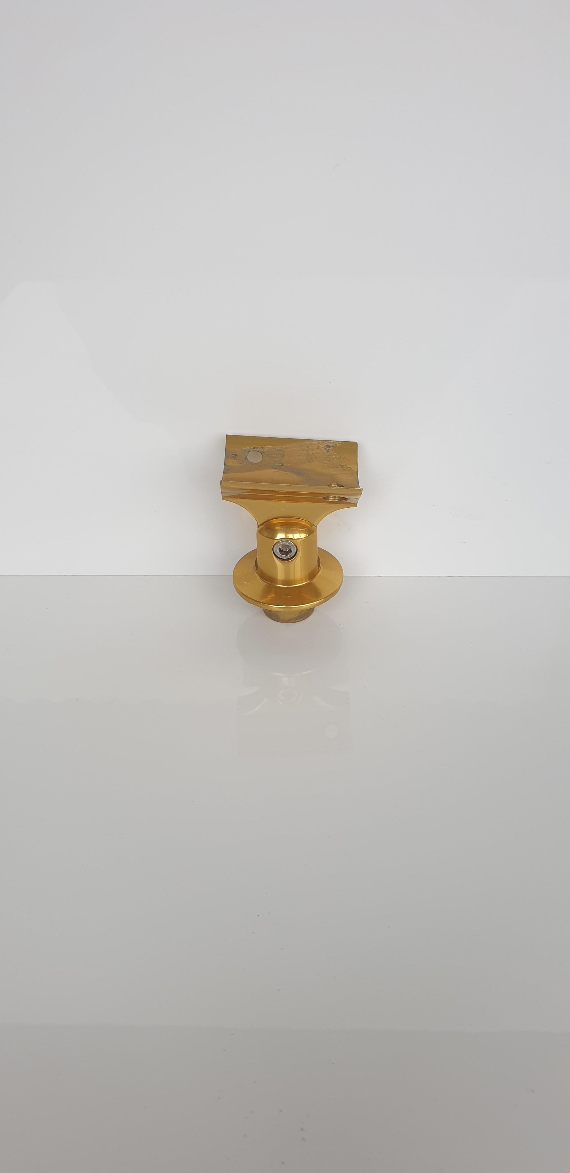 З'єднувач стійки та перила система коло для алюмінієвих поручнів Ø 40х50 мм Золотистий - фото 2 З'єднувач стійки та перила система коло для алюмінієвих поручнів Ø 40х50 мм Золотистий - фото 2