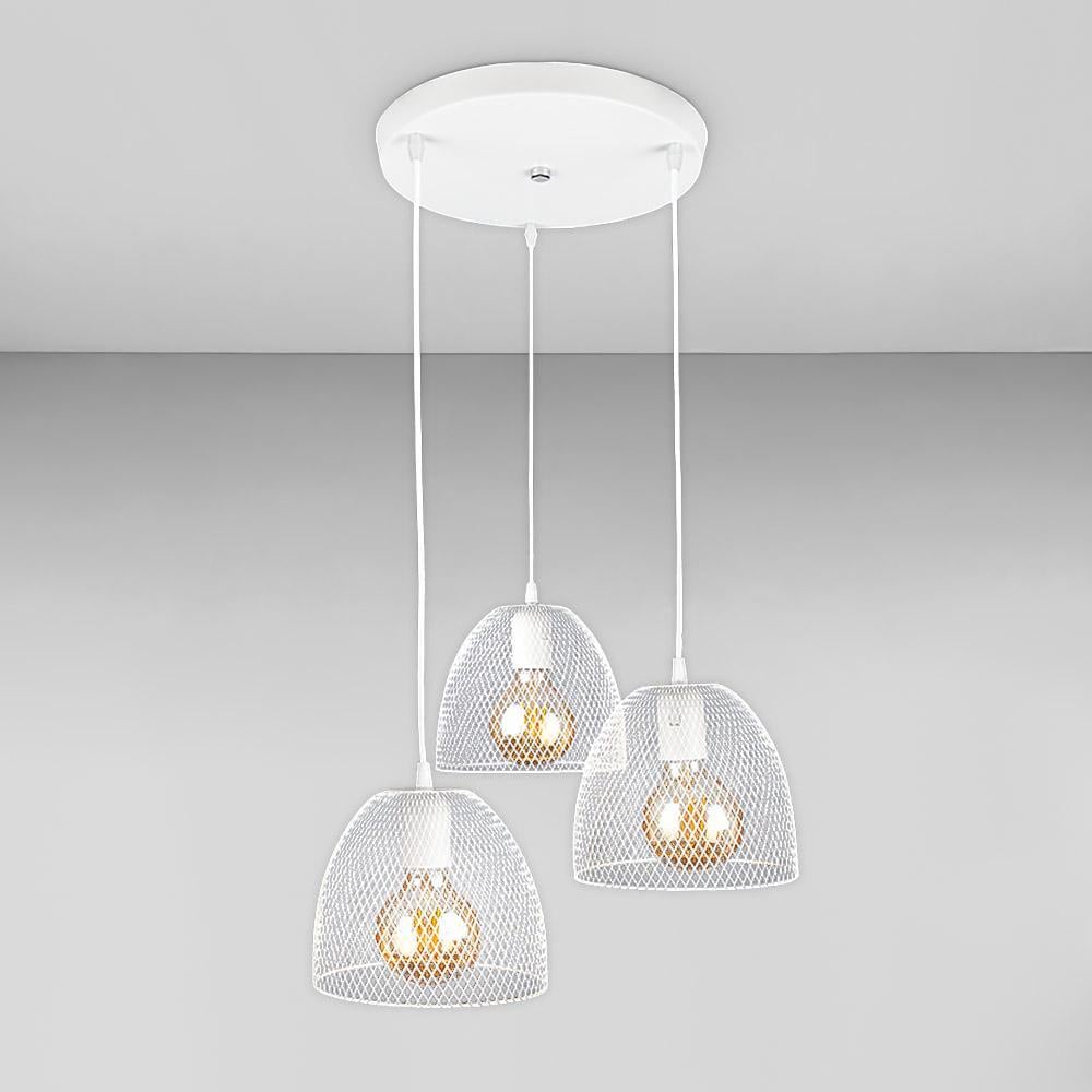 Люстра подвесная лофт Light House LS-18454F-3 WH 300 Белый