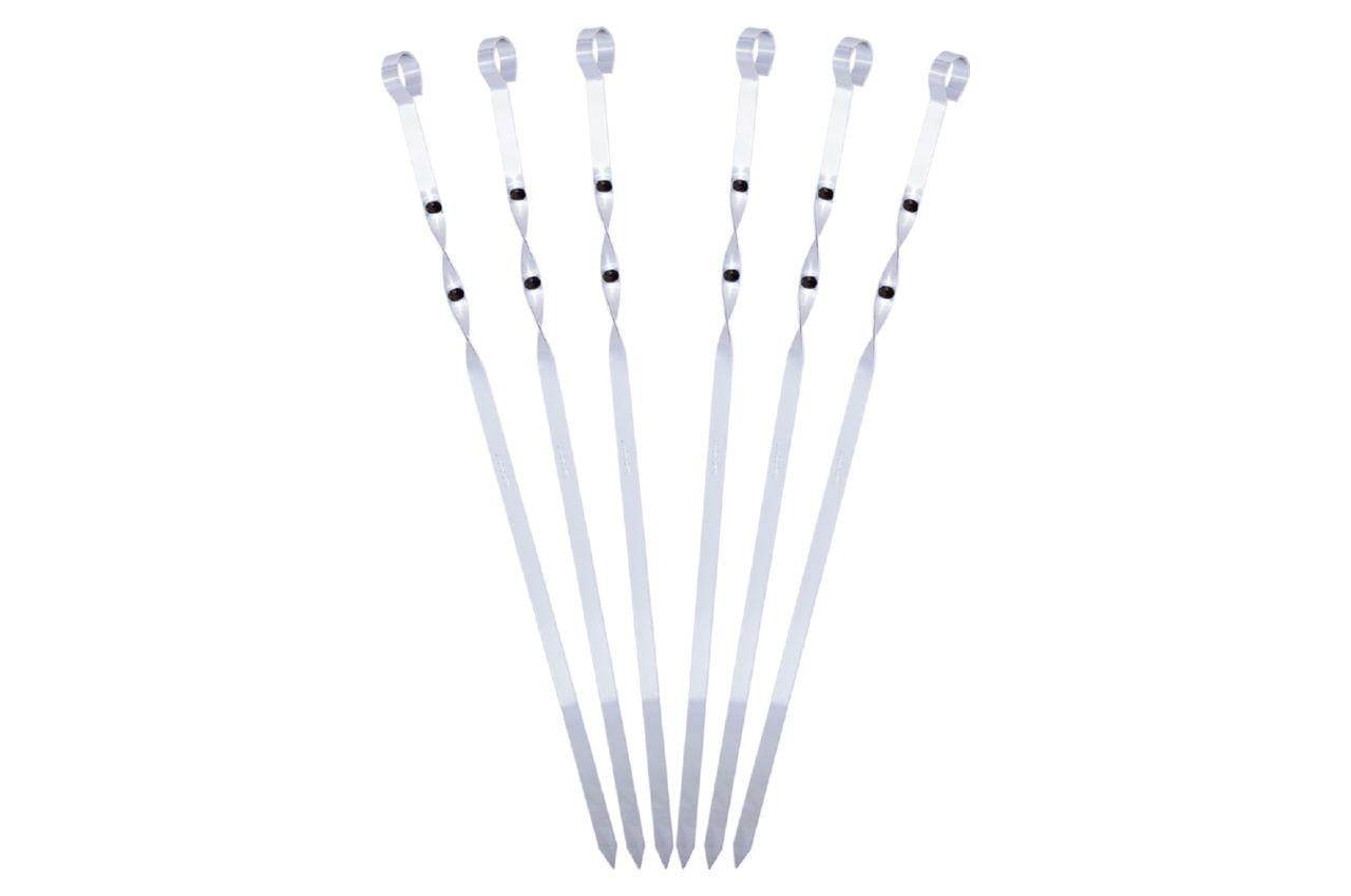 Набір шампурів Скаут чохол 6 шт. 445 мм (0711А)