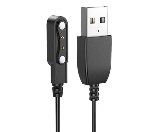 Кабель-зарядка USB для смарт часов Hoco Y10 Black
