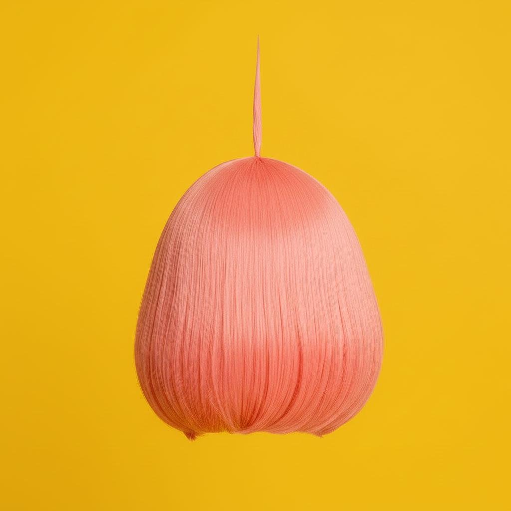 Перука для косплей на основі манги Spy × Family 30 см Рожевий (K000799) - фото 2