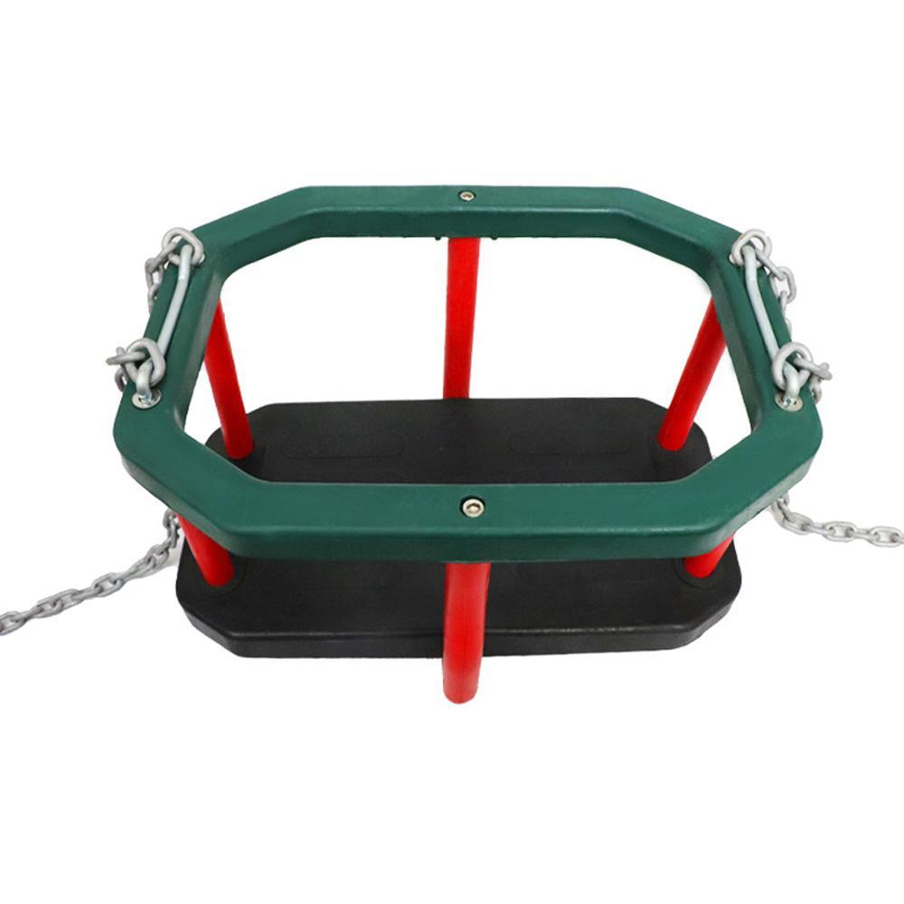 Качеля детская резиновая с защитой WCG Fort усиленные с цепями до 100 кг (W-178) - фото 2