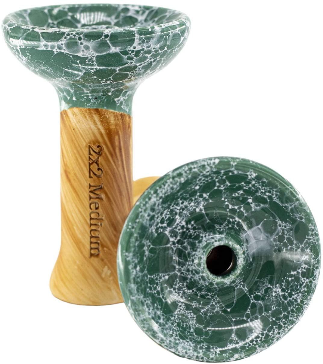 Чаша для кальяна 2x2 Hookah Medium Бирюзовая