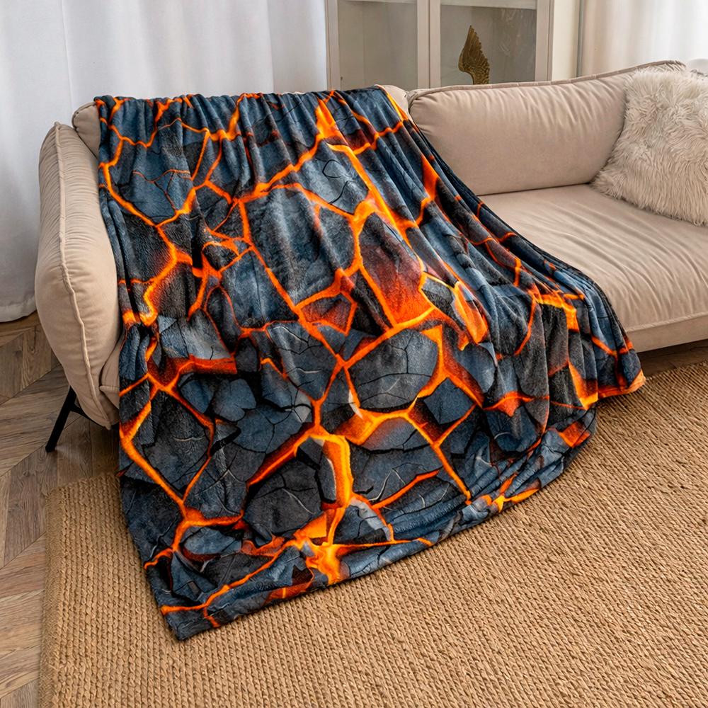 Плед флісовий Лава 150x200 см (9132)