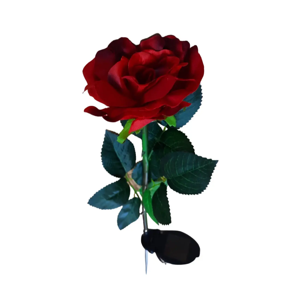 Садово-парковый светильник Sirius грунтовой в виде розы IP44 54 см Красный (28010) - фото 4 Садово-парковый светильник Sirius грунтовой в виде розы IP44 54 см Красный (28010) - фото 4