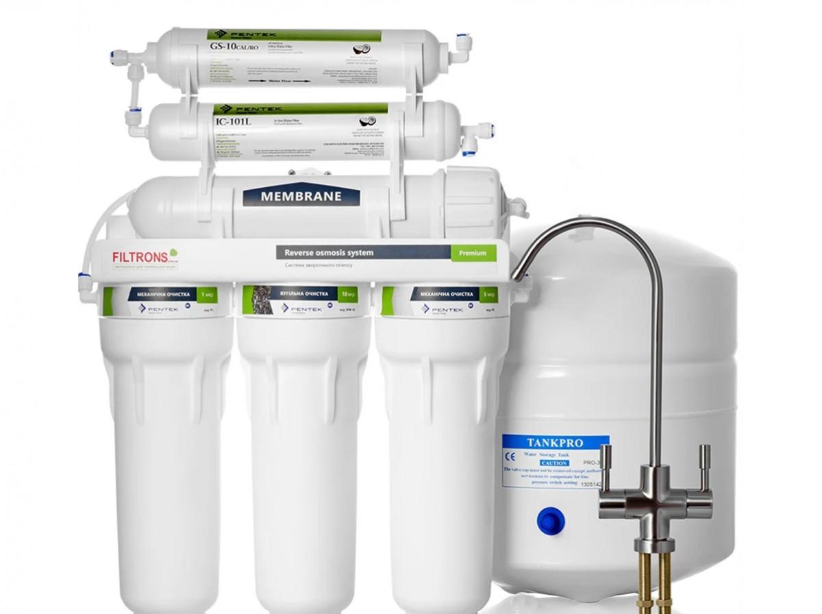 Система обратного осмоса FILTRONS Premium RO-6 с датчиком протечки воды (3340)
