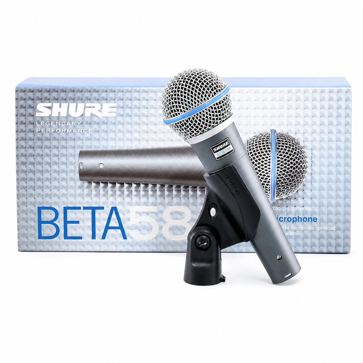 Микрофон вокальный профессиональный SHURE BETA 58A шнуровой (0107)