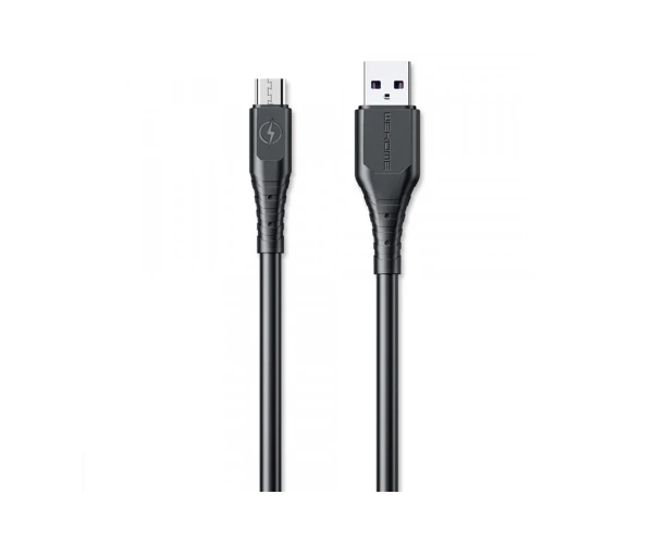 Кабель Data Wekome WDC-152 USB to MicroUSB 6A 1 м Black