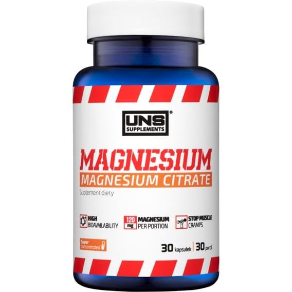 Микроэлемент Магний UNS Magnesium Citrate для спорта 30 Tabs