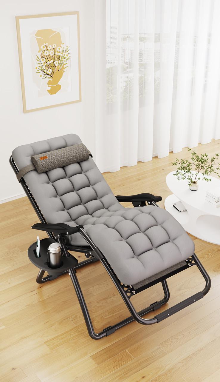 Крісло-шезлонг розкладне садове Zero Gravity WCG R-01 з матрацом (2761306590) - фото 2 Крісло-шезлонг розкладне садове Zero Gravity WCG R-01 з матрацом (2761306590) - фото 2