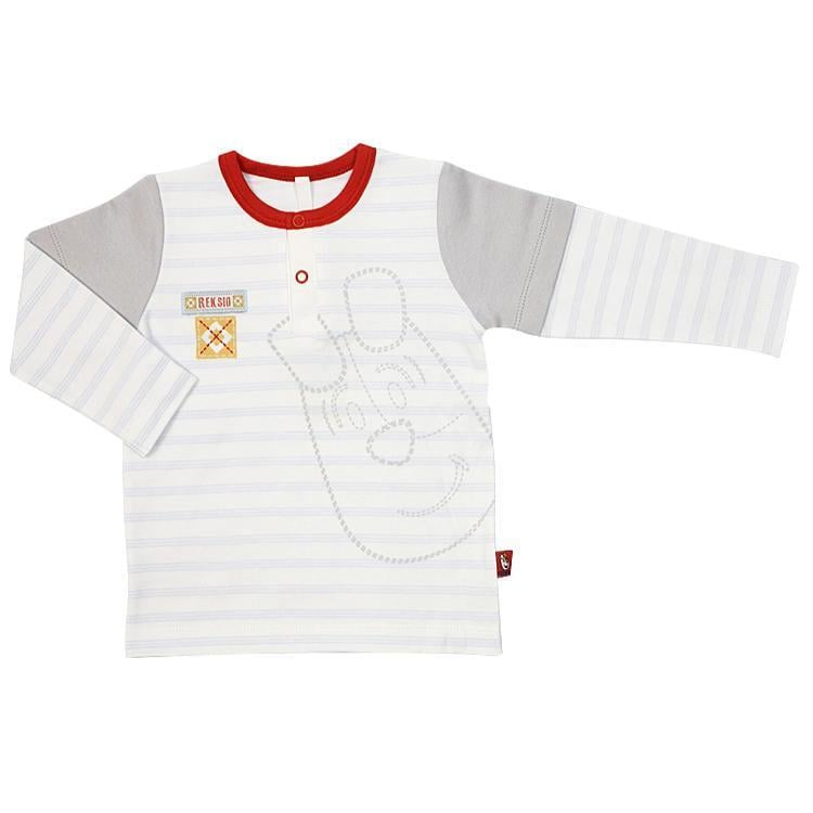 Лонгслив Barbaras 98 см Бело-серый (R207-18)