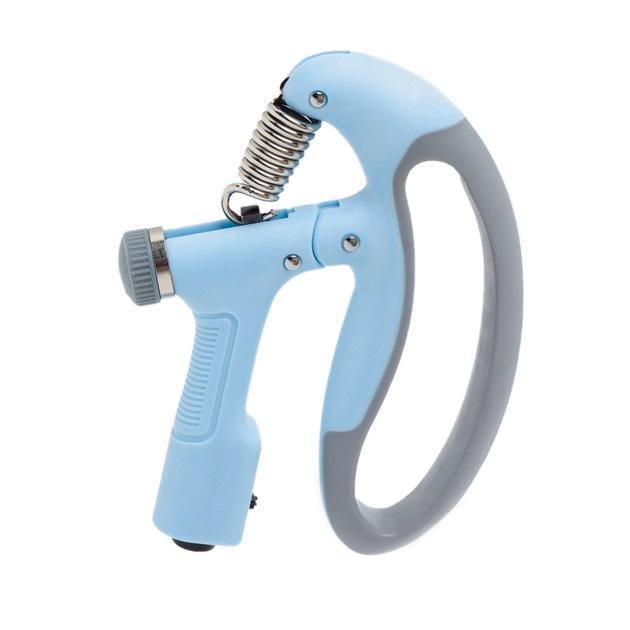 Эспандер для рук с регулируемой силой сжатия и счетчиком Голубой (wh043)
