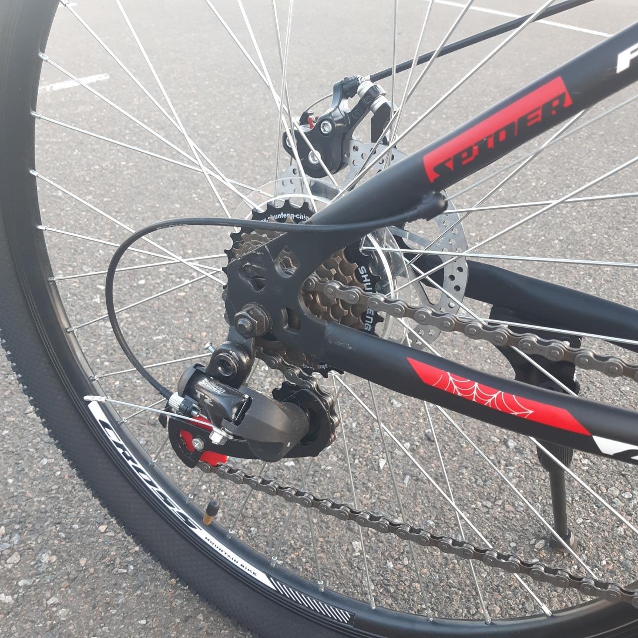 Велосипед гірський Cross SPIDER 26" 15" Чорно-червоний - фото 6 Велосипед гірський Cross SPIDER 26" 15" Чорно-червоний - фото 6