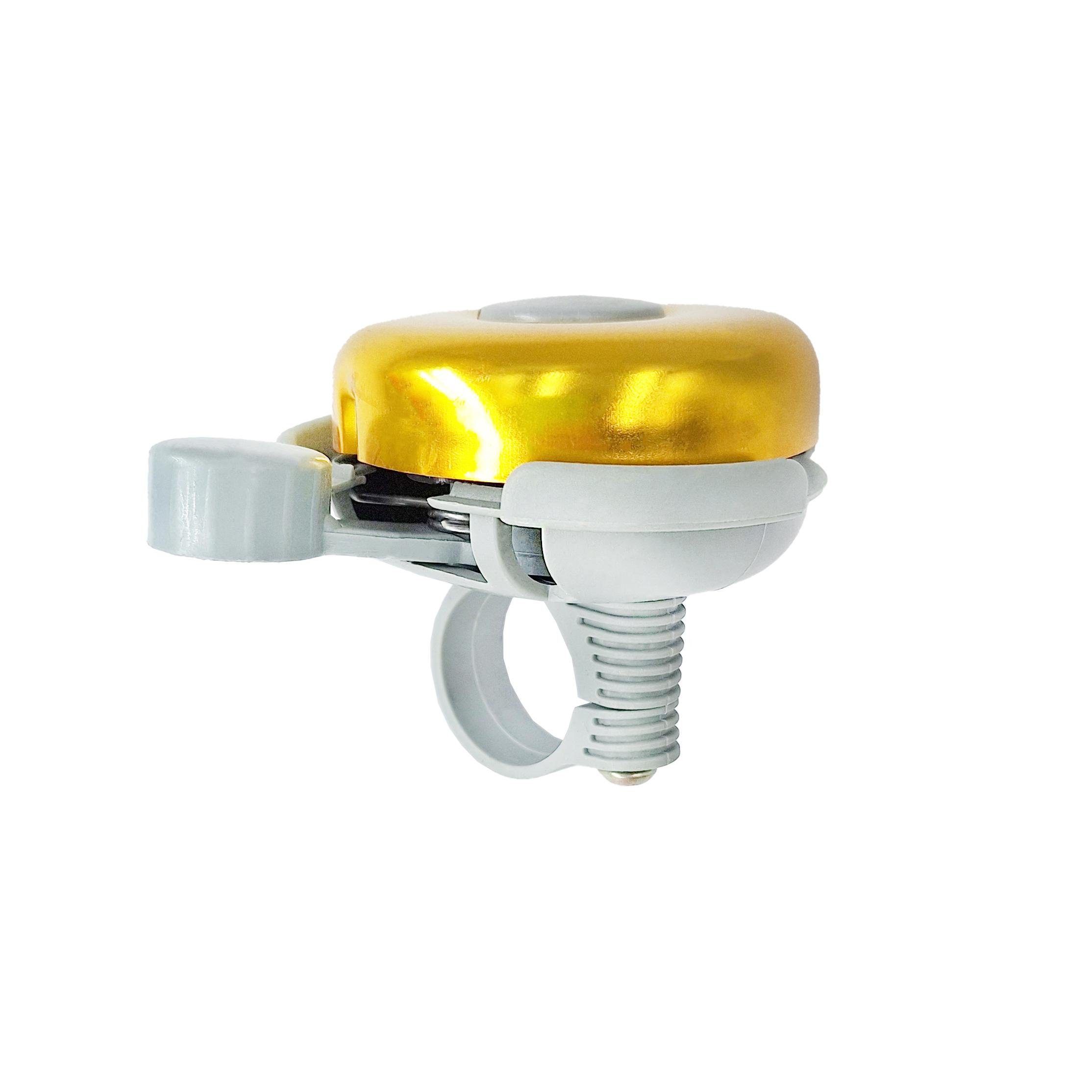 Дзвінок велосипедний алюмінієвий класичний Золотий/Сірий (0000001585) - фото 2