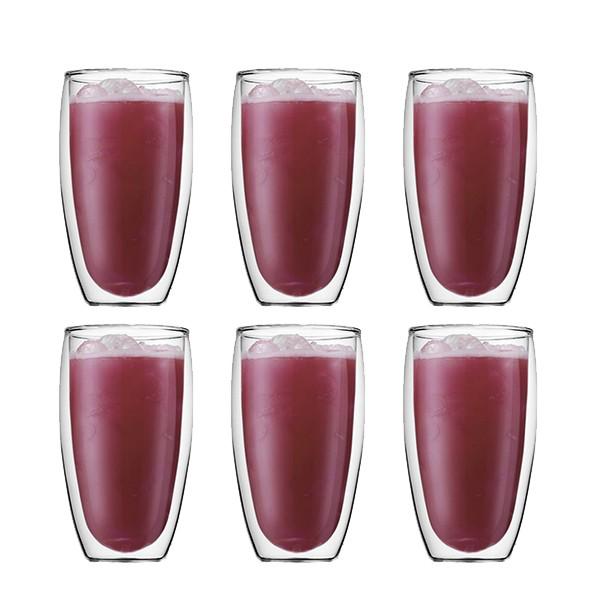 Набор стаканов с двойными стенками Bodum Pavina 0,45 л 6 шт. (4560-10-12) - фото 2 Набор стаканов с двойными стенками Bodum Pavina 0,45 л 6 шт. (4560-10-12) - фото 2