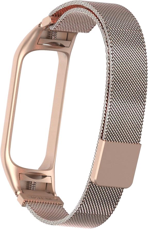 Ремінець Міланська петля Milano Mesh Mi Band 4/3 Brushed Gold (09209-16) - фото 2