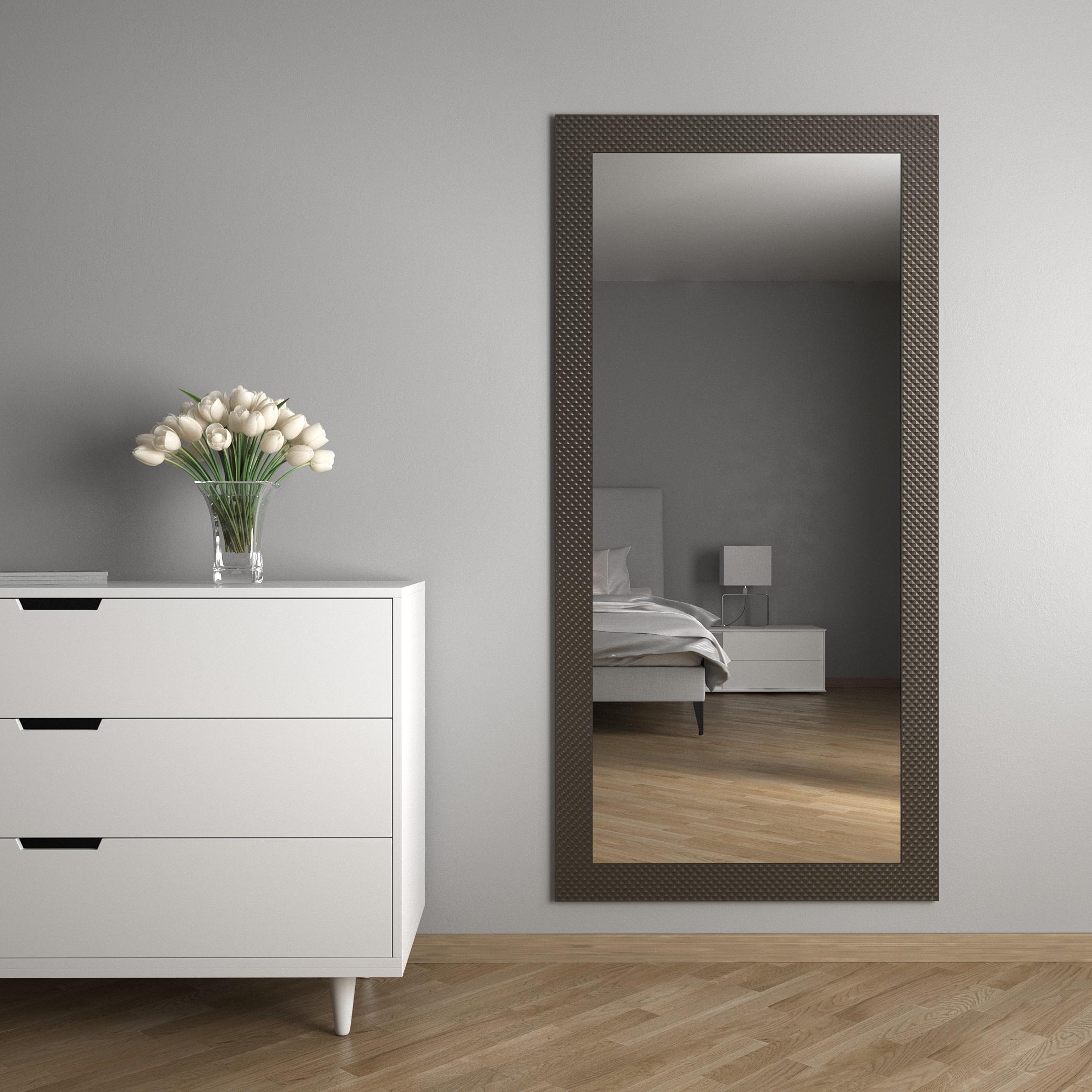 Дзеркало настінне Black Mirror на повний зріст 176x86 Сіро-коричневий (8518В-268) Дзеркало настінне Black Mirror на повний зріст 176x86 Сіро-коричневий (8518В-268)