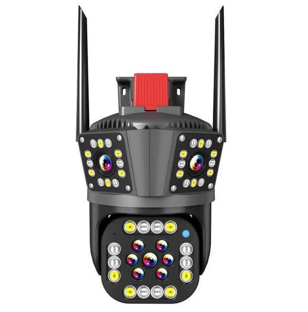 Камера видеонаблюдения уличная PTZ Solar 3L-V33-WIFI/IPC-2L Wi-Fi IP поворотная с тремя объективами (28733622) Камера видеонаблюдения уличная PTZ Solar 3L-V33-WIFI/IPC-2L Wi-Fi IP поворотная с тремя объективами (28733622)