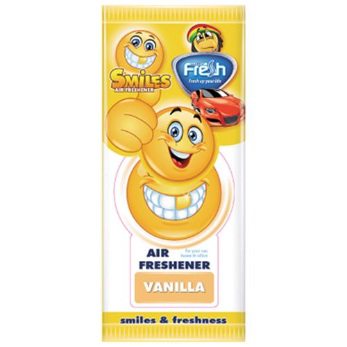 Освежитель воздуха сухой лист Fresh Way SMILES DRY Vanilla (00000032014)