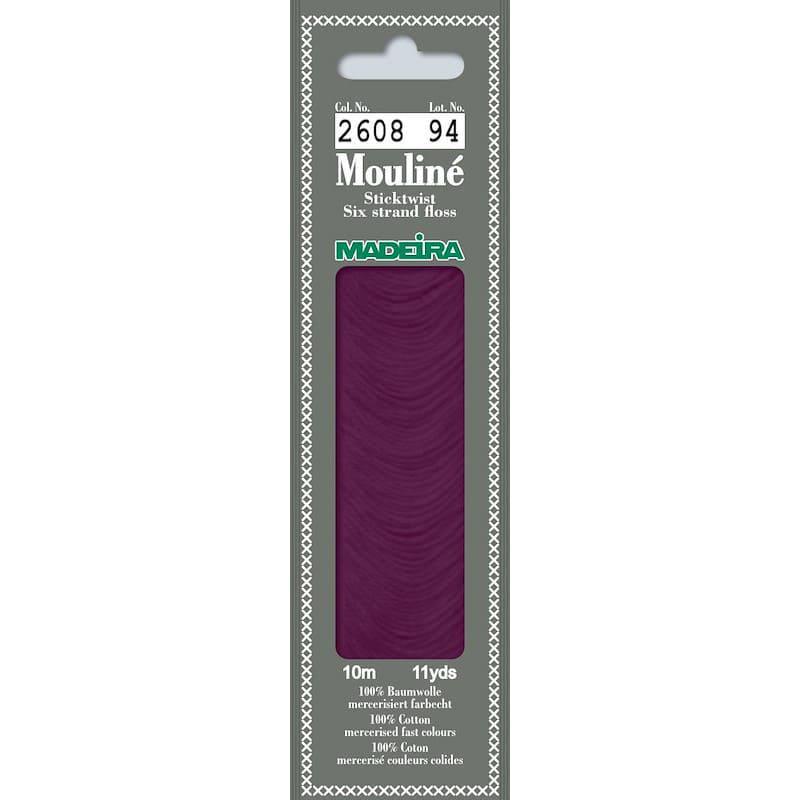 Нити 2608 Mouline Розово-лиловый
