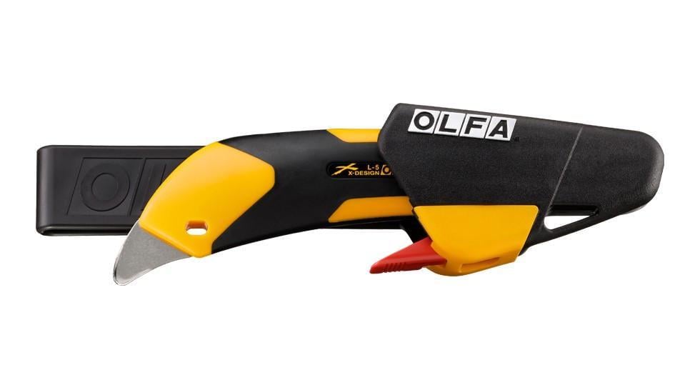 Нож сегментный Olfa 18 мм L5-AL1 + Чехол для ножей 18 мм KH-1 (OF-L5-AL/KH-1)