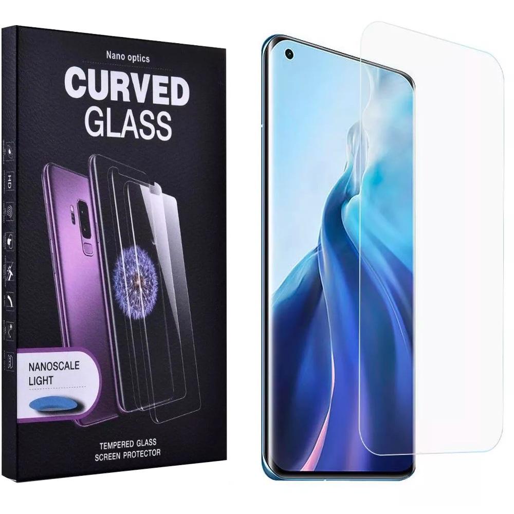 Защитное стекло Glass Full Glue UV для Xiaomi Mi 11 (9914)