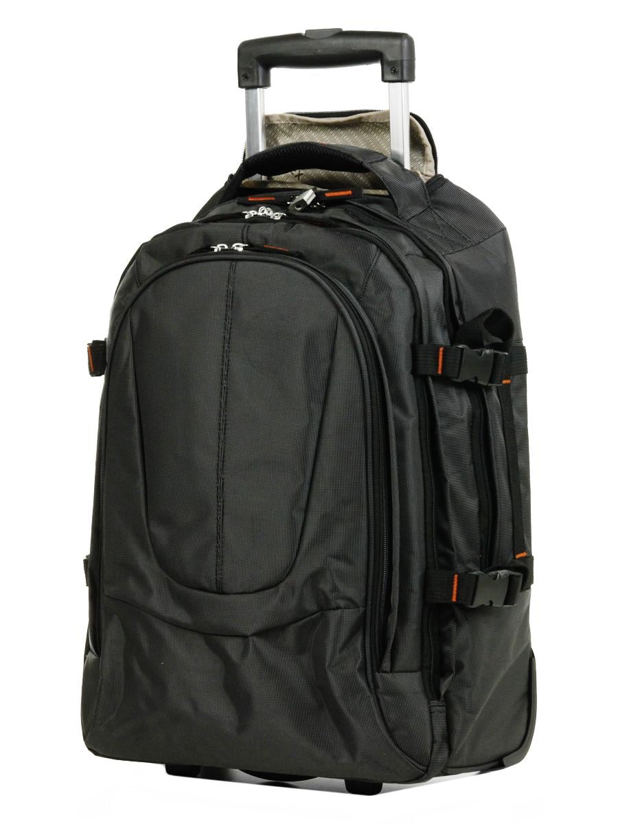 Дорожная сумка-рюкзак на колесах AIRTEX 560/2 S 27 л 53х35,5х22 см Темно-серый