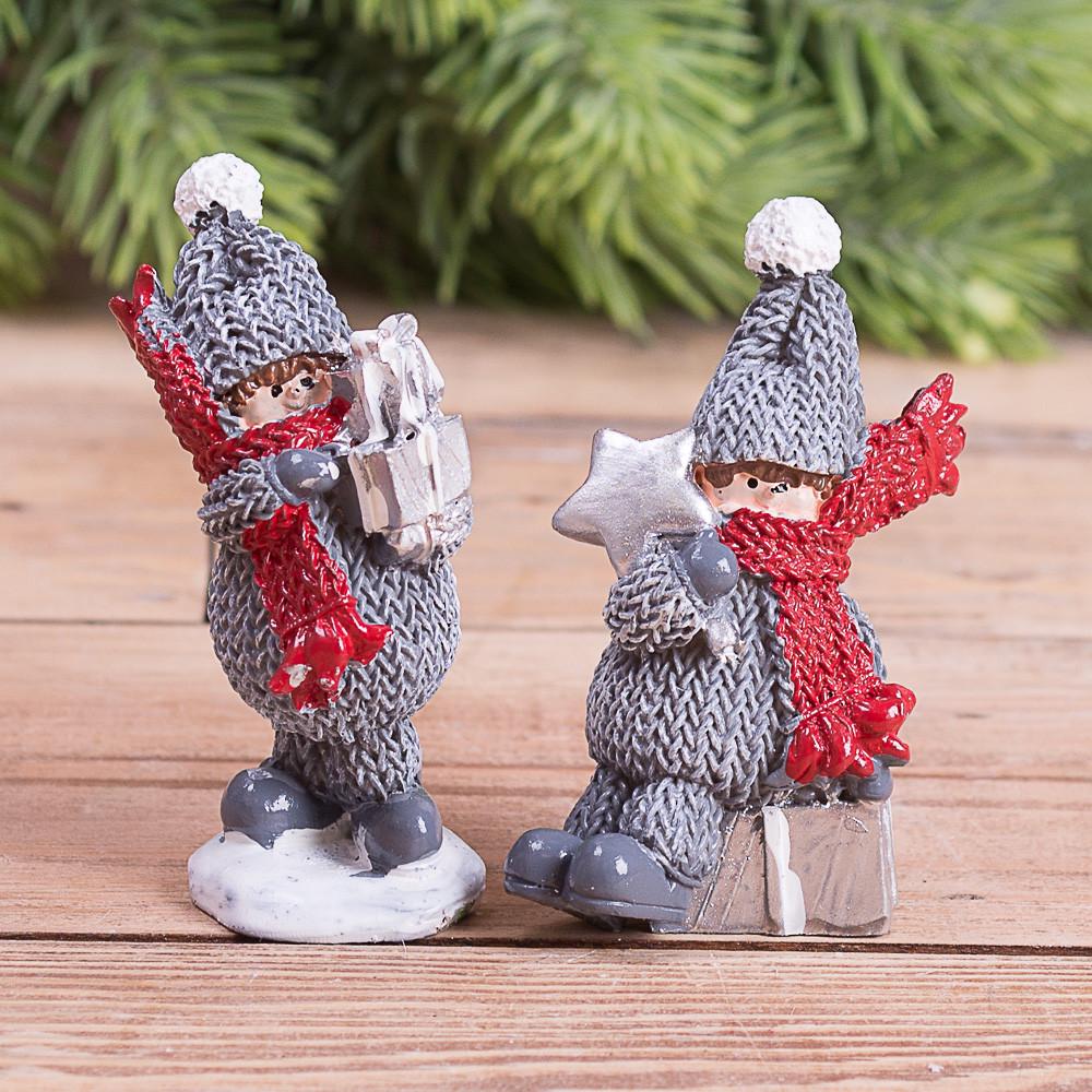 Статуэтка Дети 2 шт. Серый (1987)