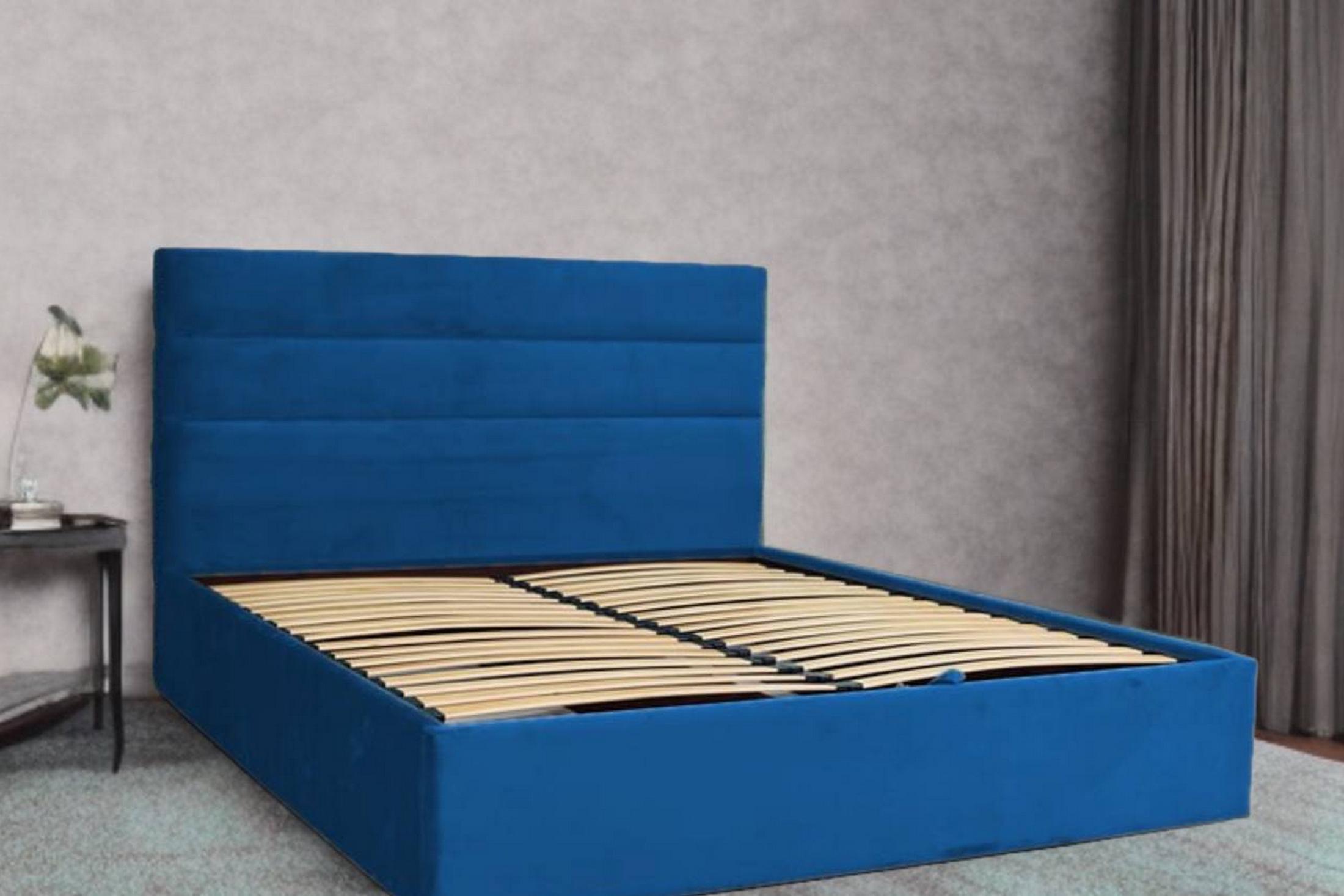 Ліжко RidneTut Edison Lite Holand 86 160х200 см Синій (33410013-86160) - фото 4